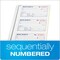 Adams Money and Rent Receipt Book, 2-Part Carbonless, 5-1/4" x 11", Spiral Bound, 200 Sets per Book, 4 Receipts per Page (SC1152)
